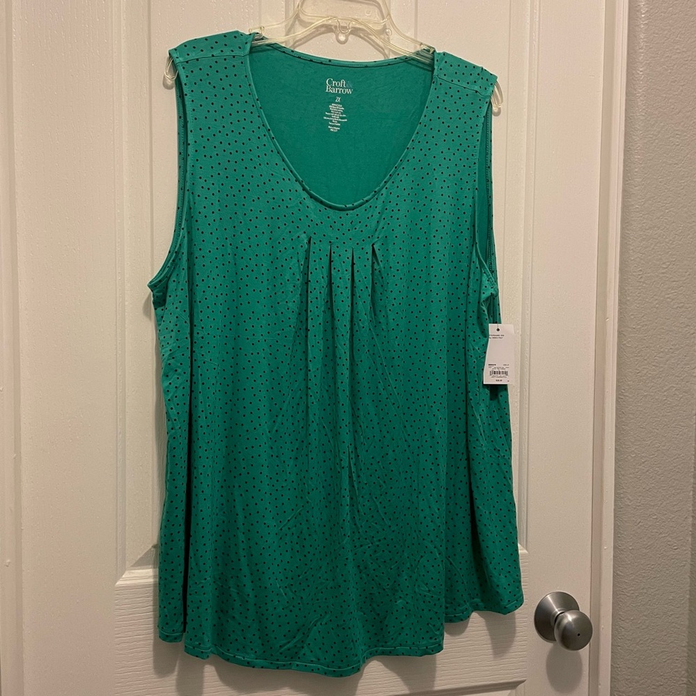 🌷4/$15 Croft & Barrow Top 2X
